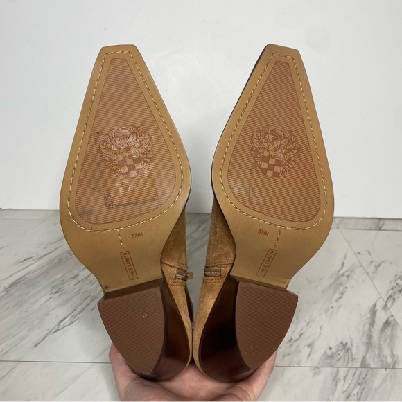 Vince Camuto Nerlinji Brown Suede Bootie 8 1/2 M - Picture 14 of 15
